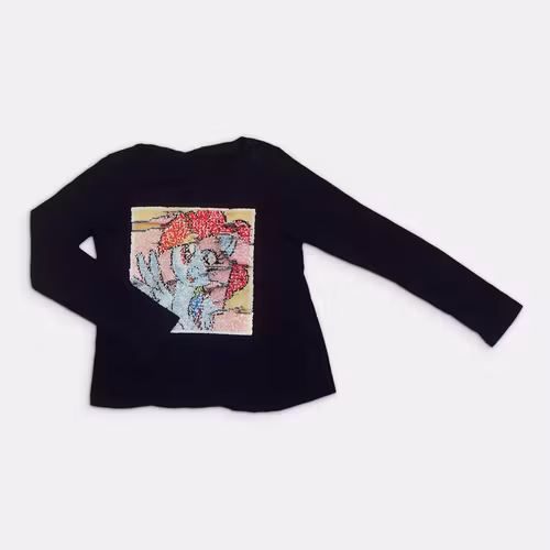 Långärmad t-shirt - H&M - Storlek 122/128