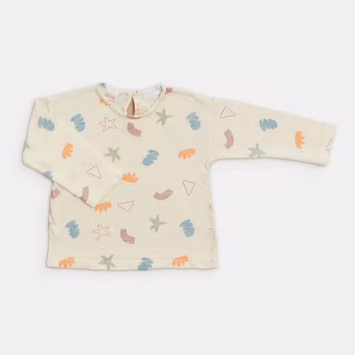 Långärmad t-shirt - Zara - Storlek 74