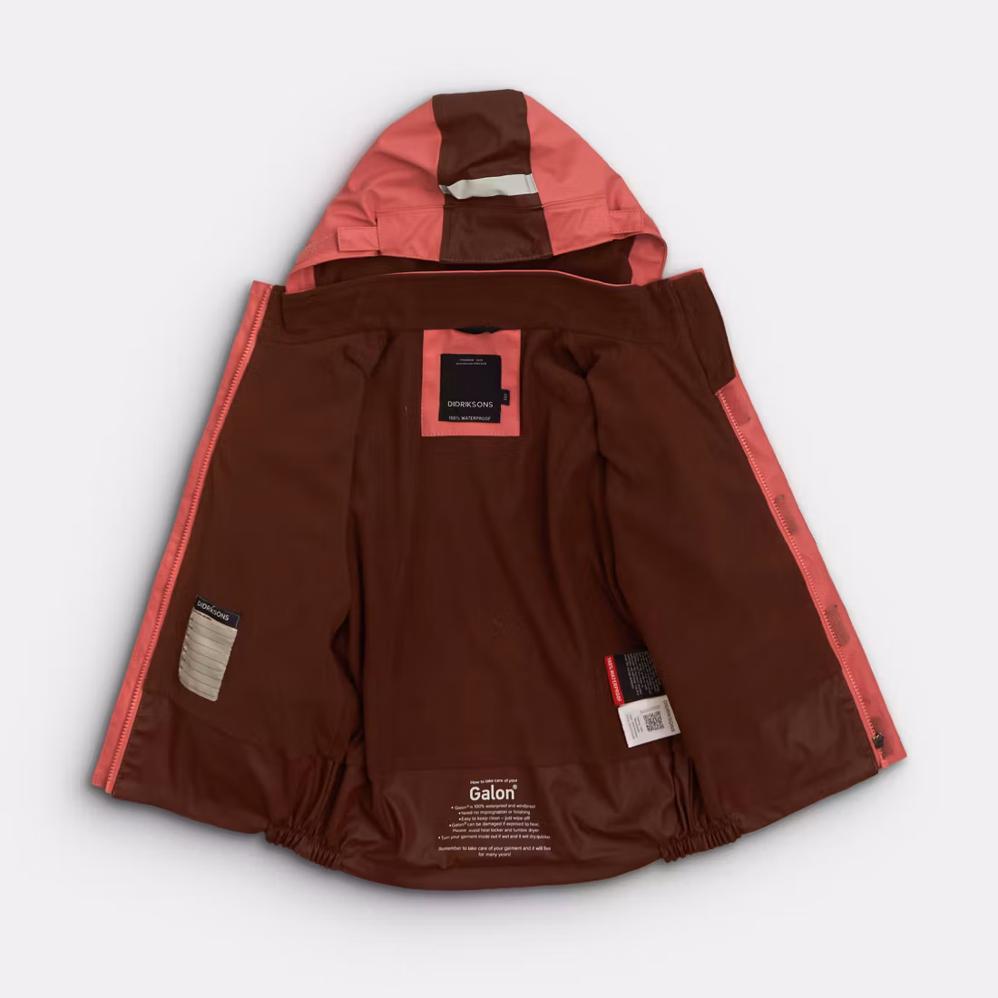 Fodrad regnjacka - Didrikson - Storlek 120