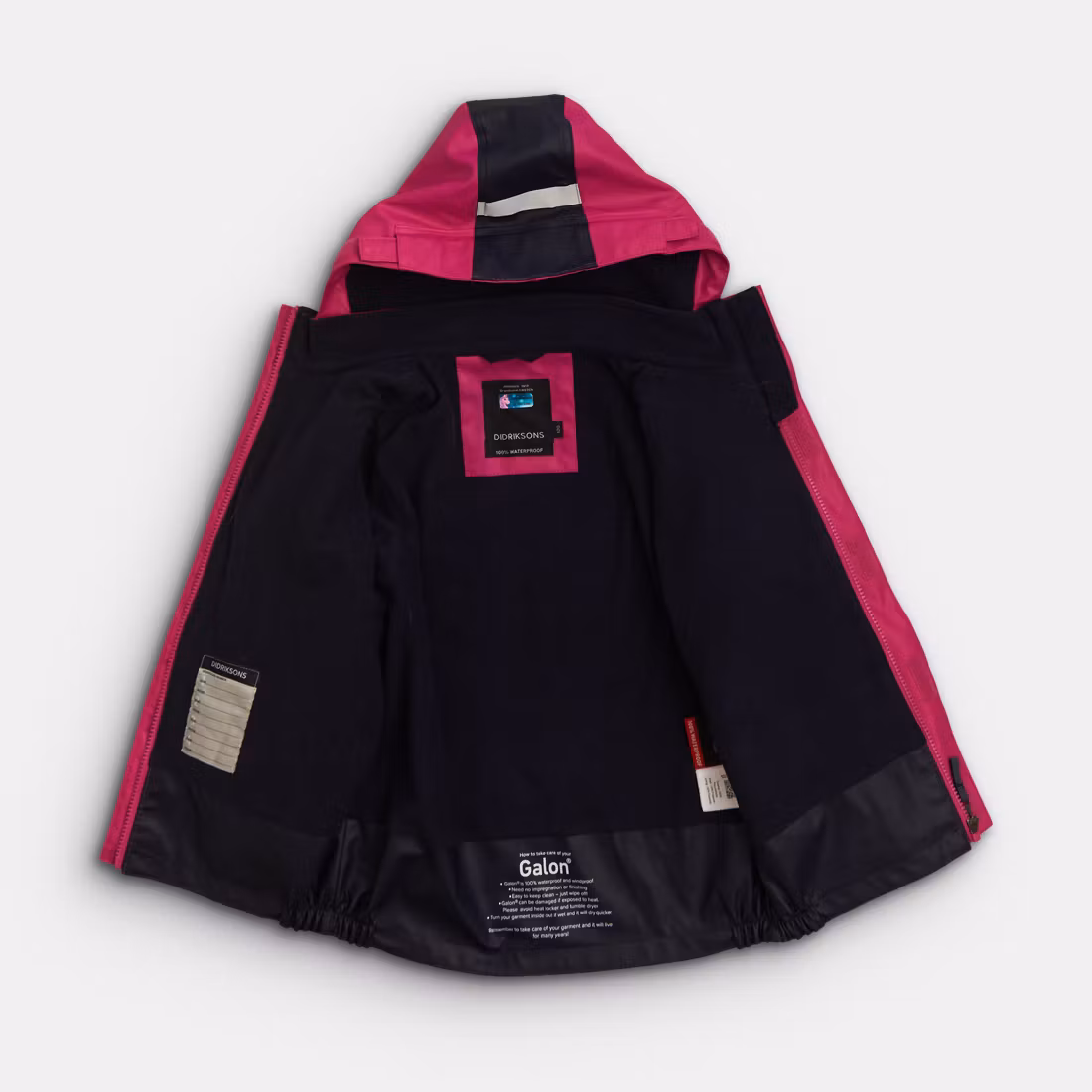 Fodrad regnjacka - Didrikson - Storlek 120
