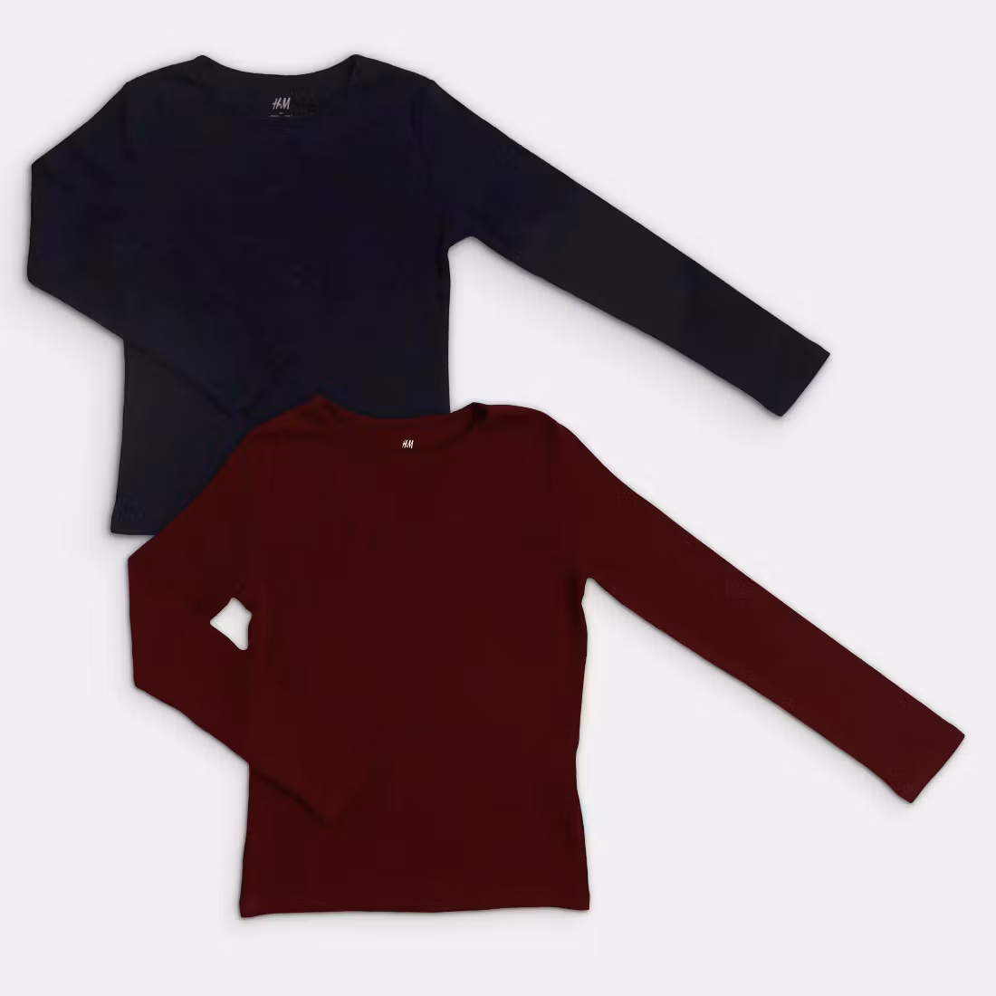 Långärmade t-shirts - H&M - Storlek 110/116