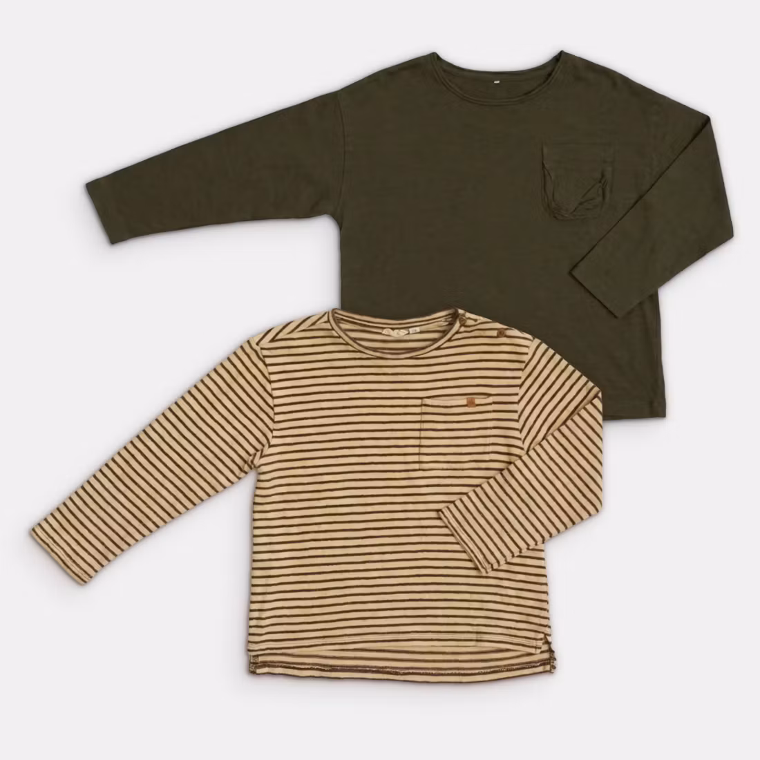 Långärmade t-shirts - Name It / Lil Atelier - Storlek 122/128