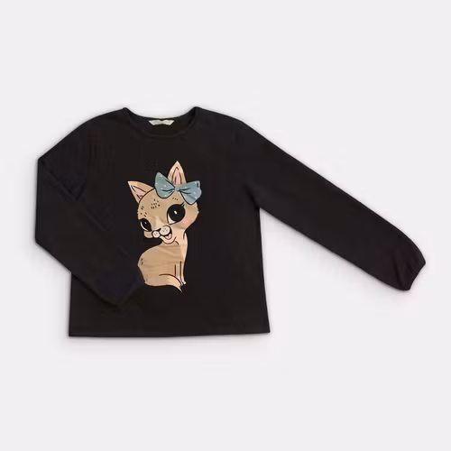 Långärmad t-shirt - H&M - Storlek 122/128