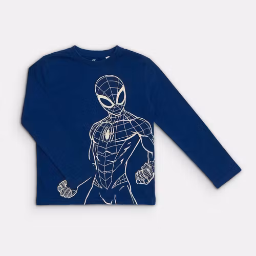 Långärmad t-shirt - H&M - Storlek 122/128