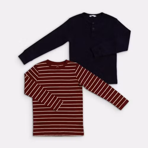 Långärmade t-shirts - Cubus - Storlek 122/128
