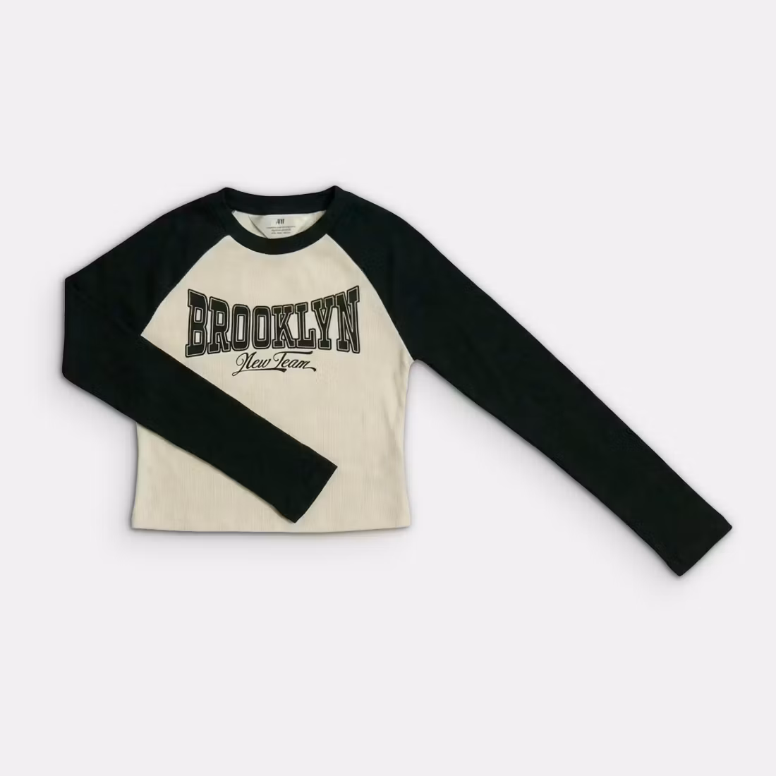Långärmad t-shirt - H&M - Storlek 134/140
