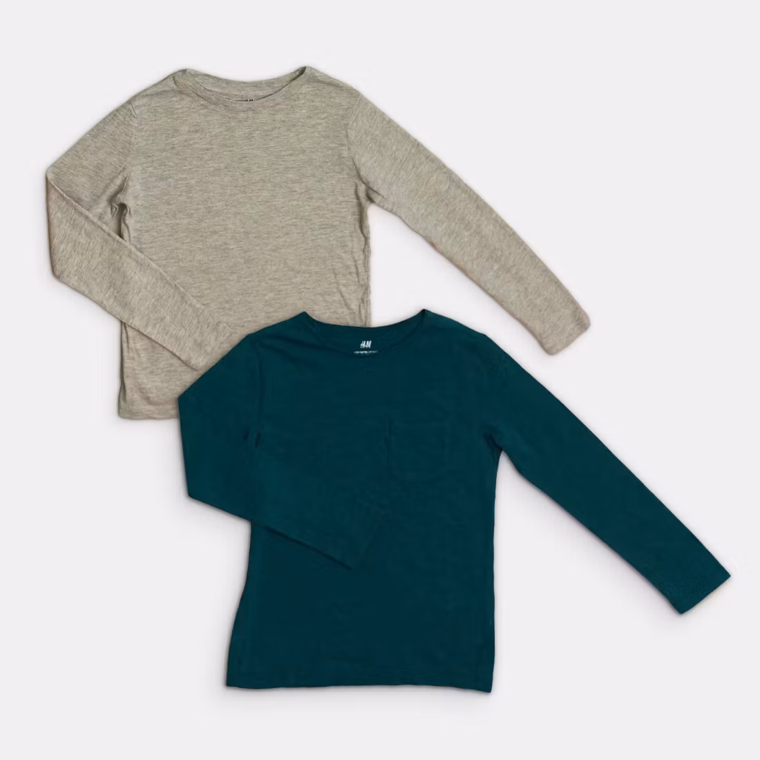 Långärmade t-shirts - H&M - Storlek 122/128