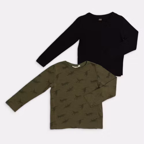 Långärmade t-shirts - H&M / Kappahl - Storlek 110/116