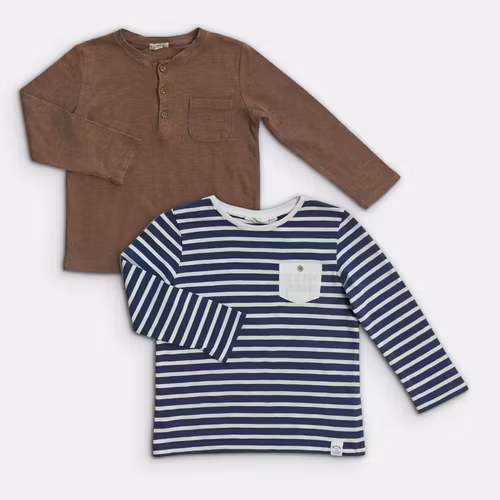 Långärmade t-shirts - Newbie / Kappahl - Storlek 98/104