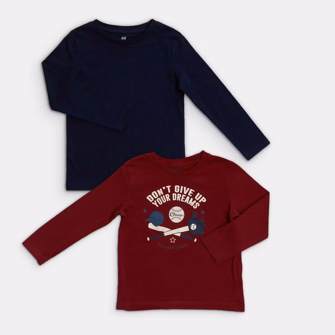 Långärmade t-shirts - H&M / Lupilu - Storlek 98/104