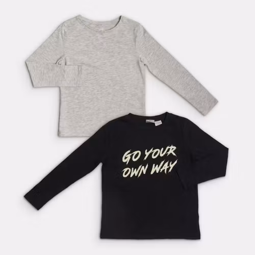 Långärmade t-shirts - H&M / Gina tricot mini - Storlek 110/116