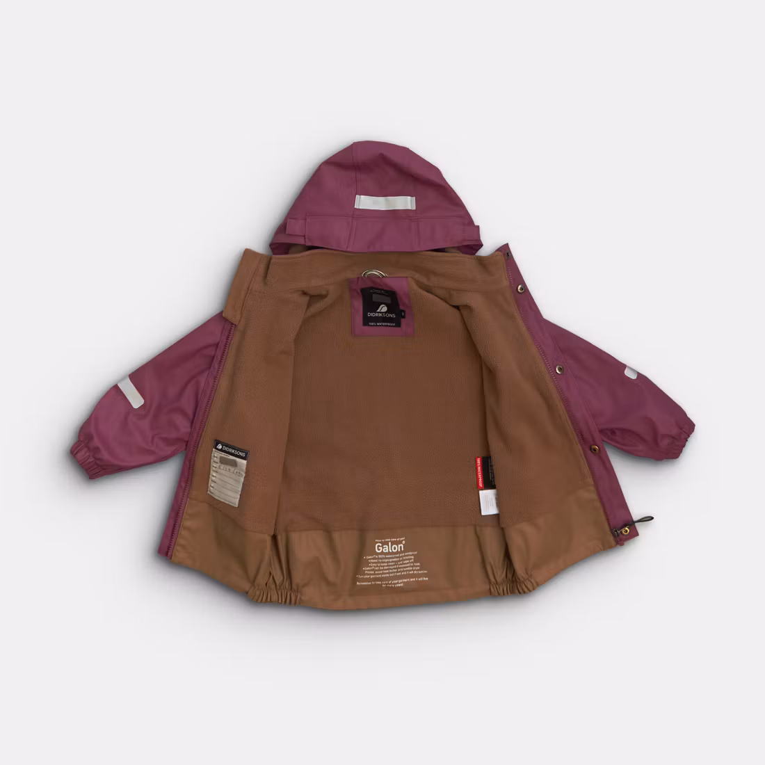Fodrad regnjacka - Didrikson - Storlek 110