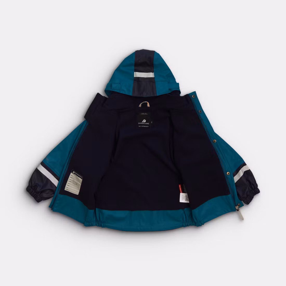 Fodrad regnjacka - Didrikson - Storlek 120