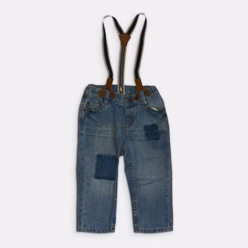 Hängslebyxor - H&M - Storlek 74
