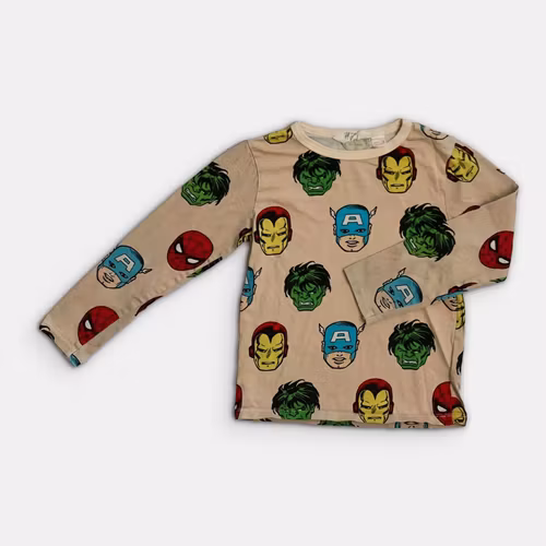 Långärmad t-shirt - H&M - Storlek 122/128