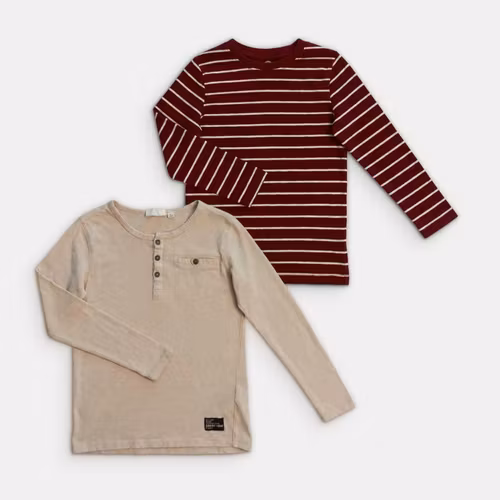 Långärmade t-shirts - Cubus - Storlek 122/128