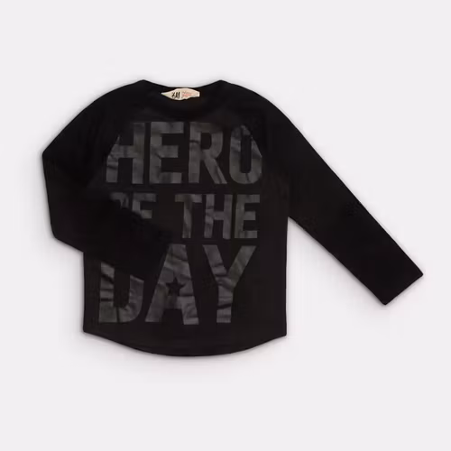 Långärmad t-shirt - H&M - Storlek 92