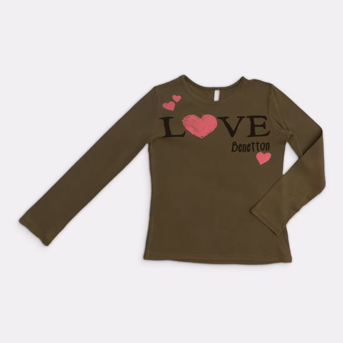 Långärmad t-shirt - Benetton - Storlek 134