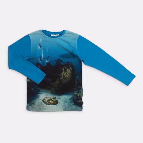Långärmad t-shirt - Molo - Storlek 140