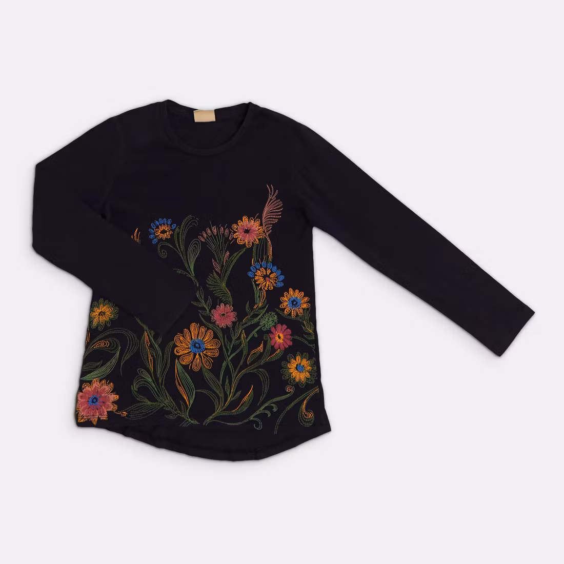 Långärmad t-shirt - Zara - Storlek 128