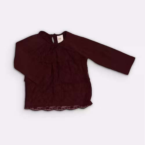 Långärmad t-shirt - H&M - Storlek 68