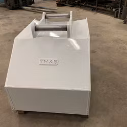 Låda för makadam/grus planering  Järnvägen