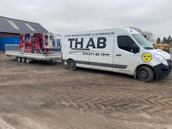 Service bil med montör