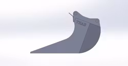 Planeringsskopa 1800mm 1300L S70 fäste
