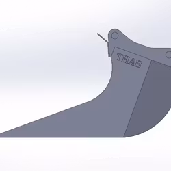 Planeringsskopa 1800mm 1300L S70 fäste