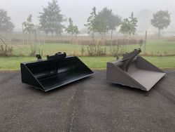 Kombifäste planeringsskopa storskopa till grävmaskin 2500x1250mm
