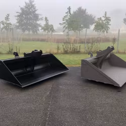 Kombifäste planeringsskopa storskopa till grävmaskin 2500x1250mm
