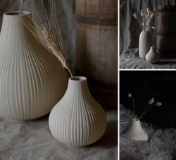 EKENÄS, liten beige keramikvas