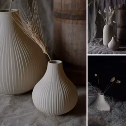 EKENÄS, liten beige keramikvas