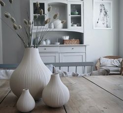 EKENÄS, XL beige keramikvas