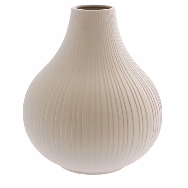 EKENÄS, XL beige keramikvas