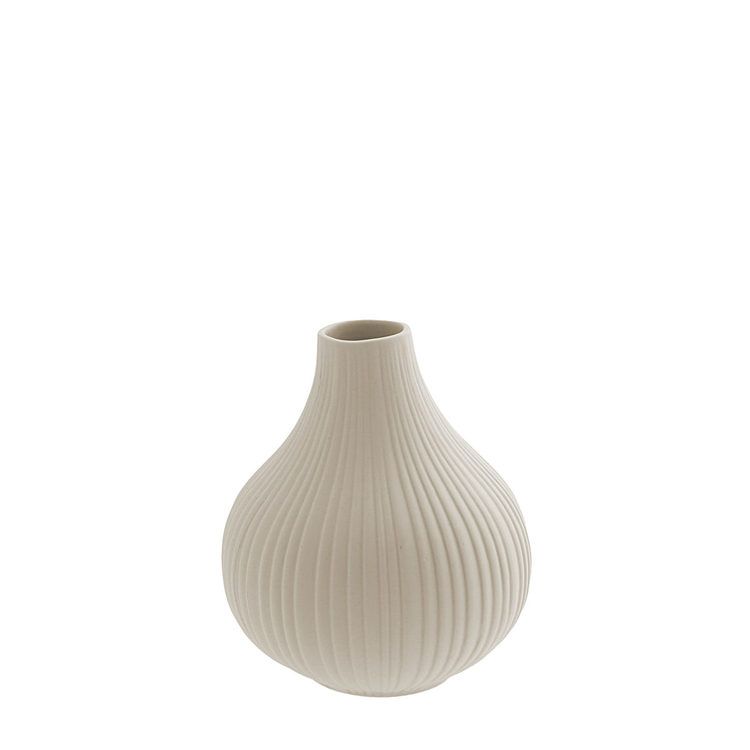 EKENÄS, stor beige keramikvas