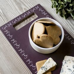 GOD JUL, skärbräda röd