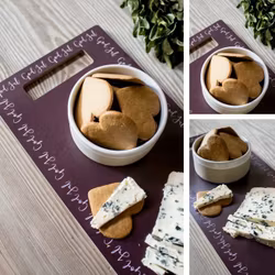 GOD JUL, skärbräda röd