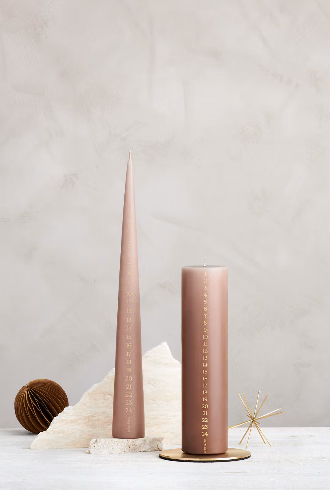 Kalenderljus kon, clay no 24