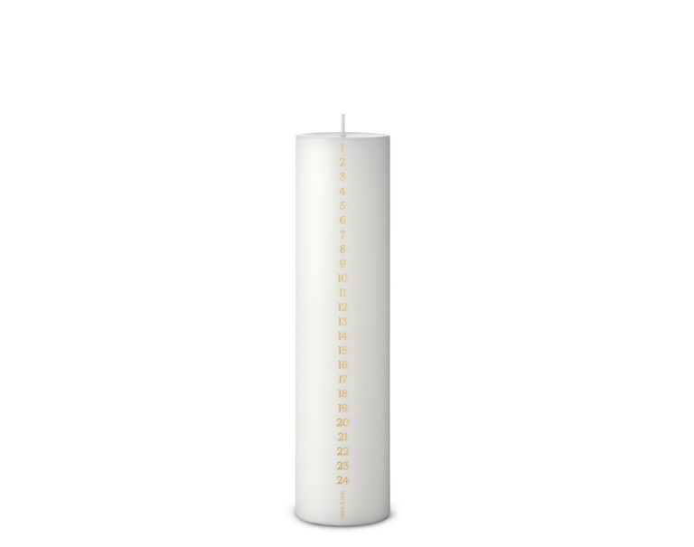 Kalenderljus block, pure white no 31