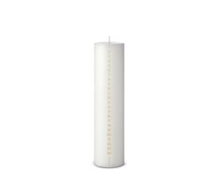 Kalenderljus block, pure white no 31