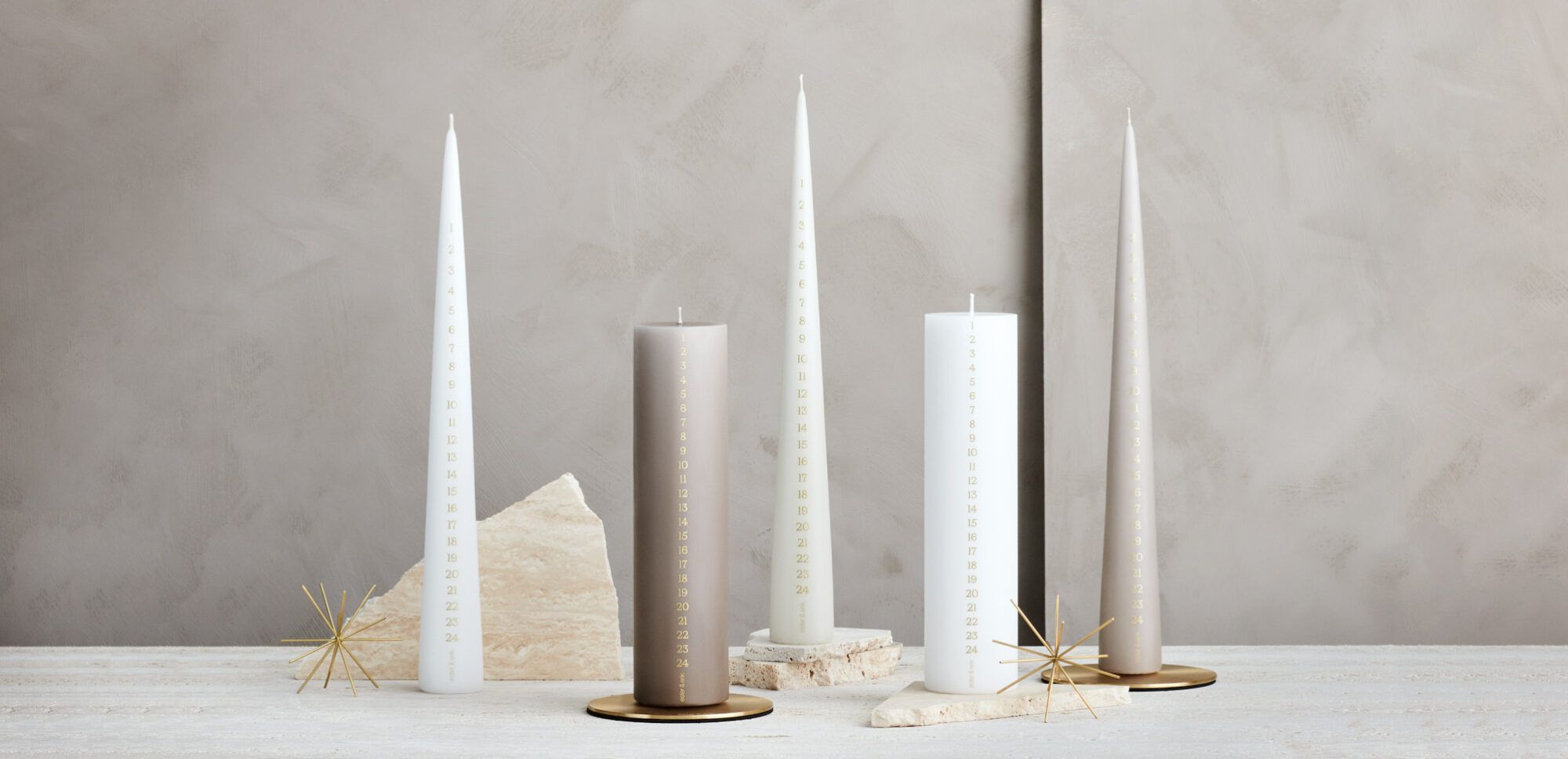 Kalenderljus block, pure white no 31