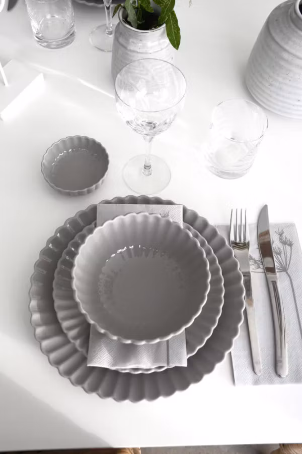 FLORA, grå skål