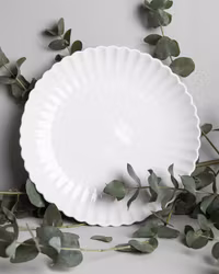 FLORA, vit tallrik
