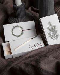 GOD JUL, XL tändsticksask