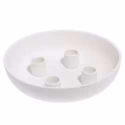 GRANHOLMEN, vit ljusstake