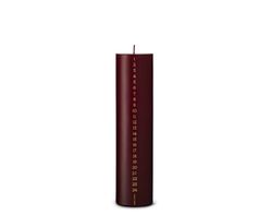 Kalenderljus block, deep wine no 44/2