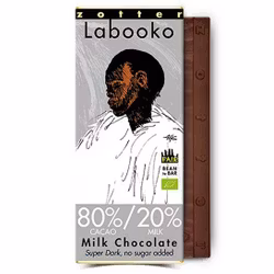 Mjölkchoklad "Utan socker" 80/20