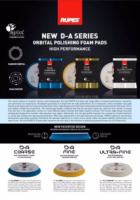 Rupes DA-Pads Vit 130/150mm