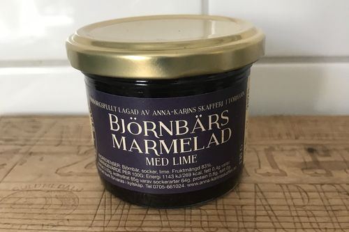 Björnbärsmarmelad med lime